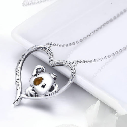 Silver Koala Necklace
