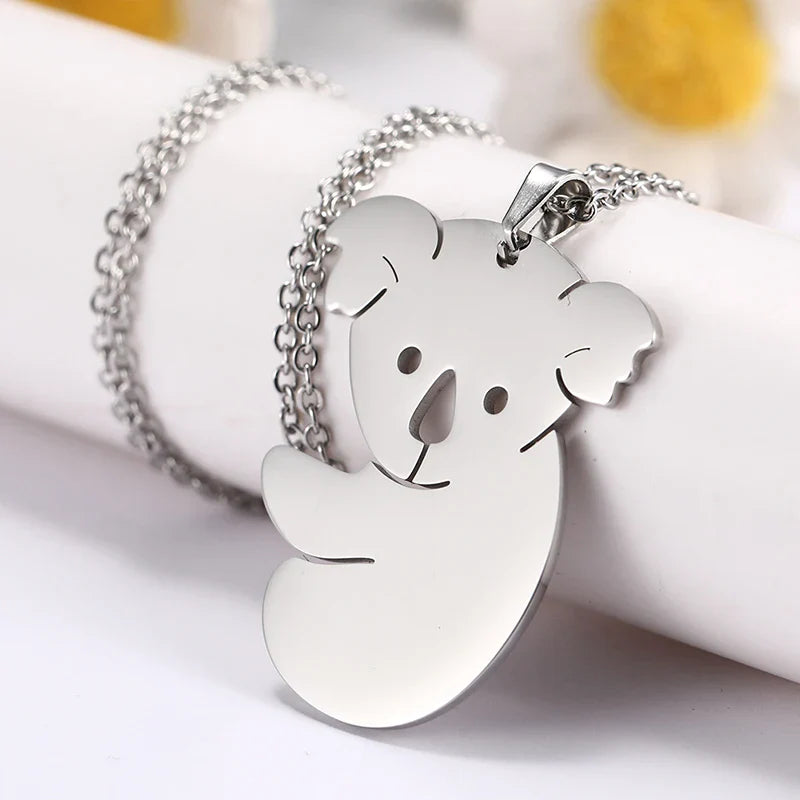 Silver Koala Necklace