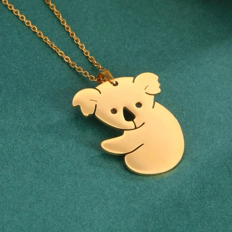 Gold Koala Necklace