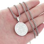 Medusa Gorgon Greek silver Necklace