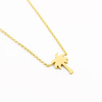 Palm Tree Necklace Gold & Silver for Women gold