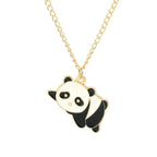 Gold Panda Necklace B
