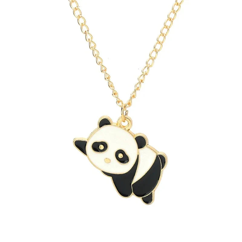 Gold Panda Necklace B