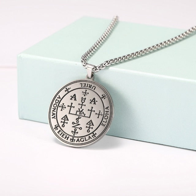 Archangel Pendant Necklace silver