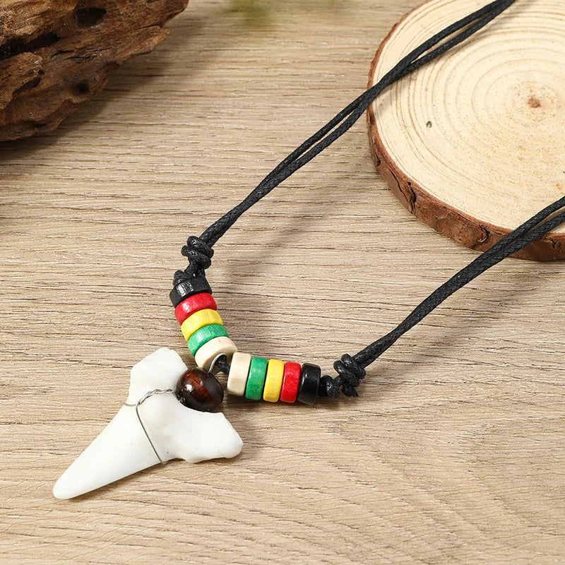 Pendant Necklace with Shark Tooth 3