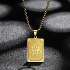 Pendant Necklace with Zodiac Sign