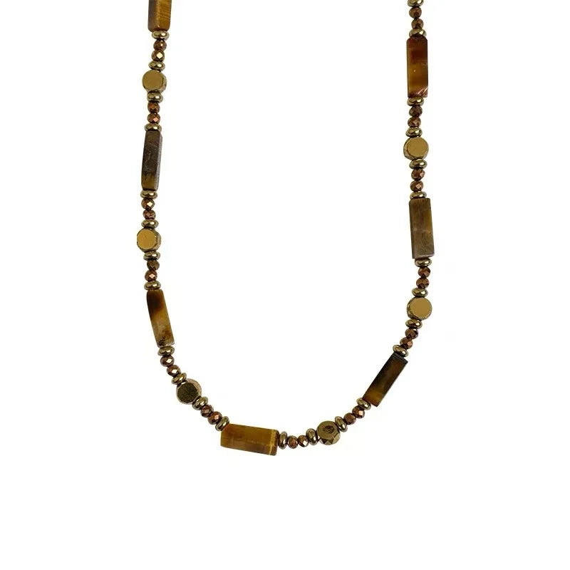 Tiger Eye Protection Pendant Necklace A