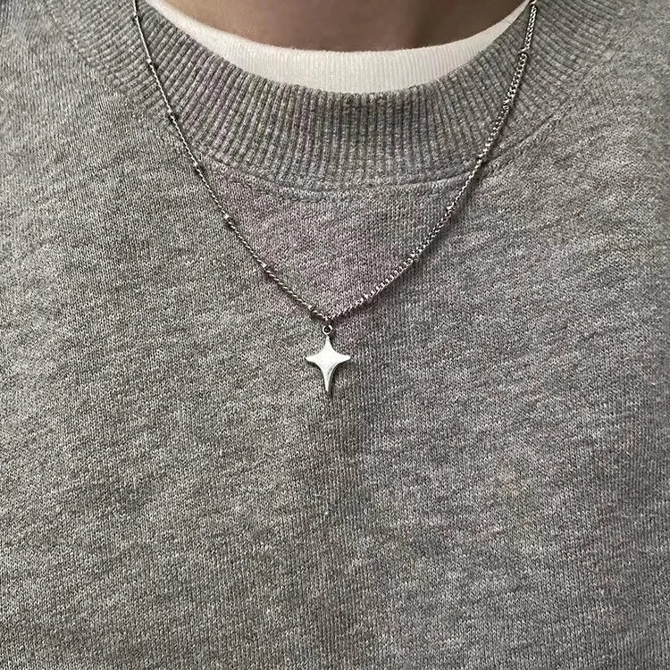 Star Pendant Necklace for Men 1