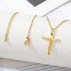 Necklace & Pendant Jesus Christ Cross for Men