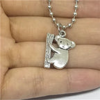 Silver Koala Necklace
