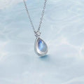 Oval Pendant Necklace Fertility of the Woman Moonstone
