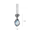 Vintage Moonstone Pendant Necklace a