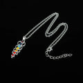 7 Chakra Stones Pendant Necklace for Women