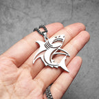 Shark Pendant Necklace for Men