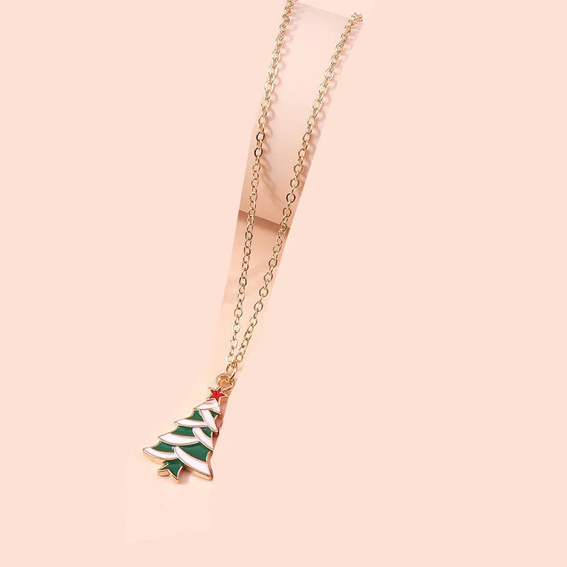 Christmas Tree Pendant Necklace