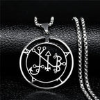 Demon Sigil Pendant Necklace balam