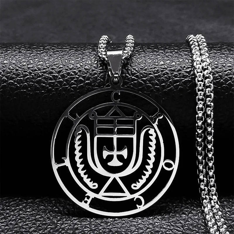 Demon Sigil Pendant Necklace crocell