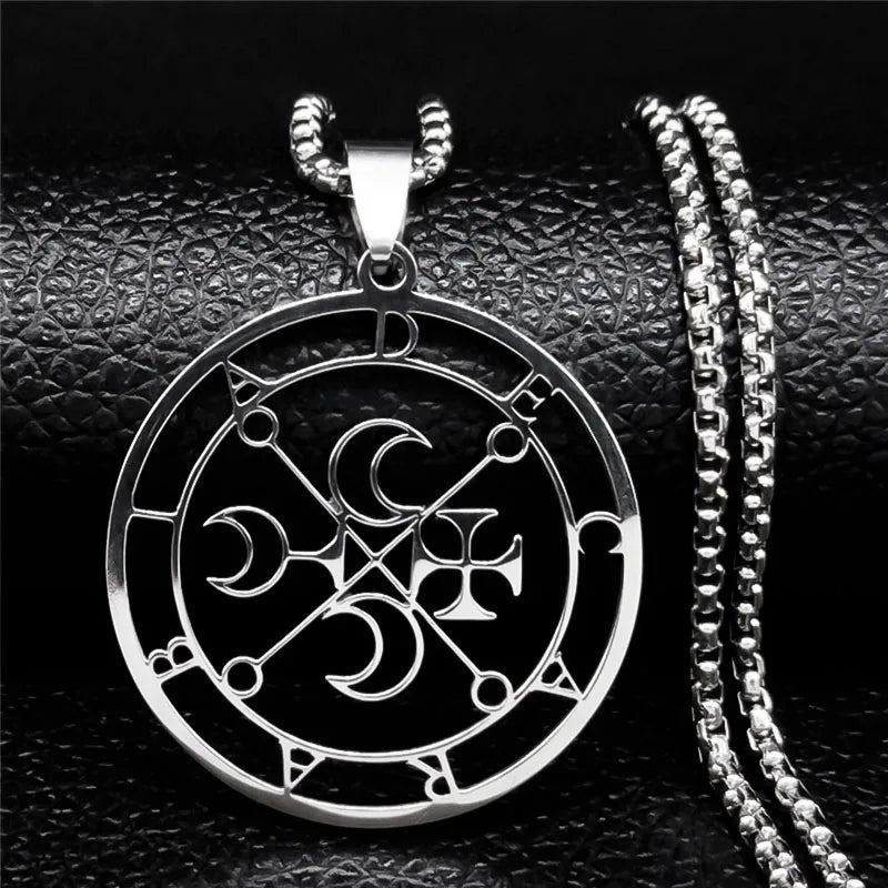Demon Sigil Pendant Necklace decarabia