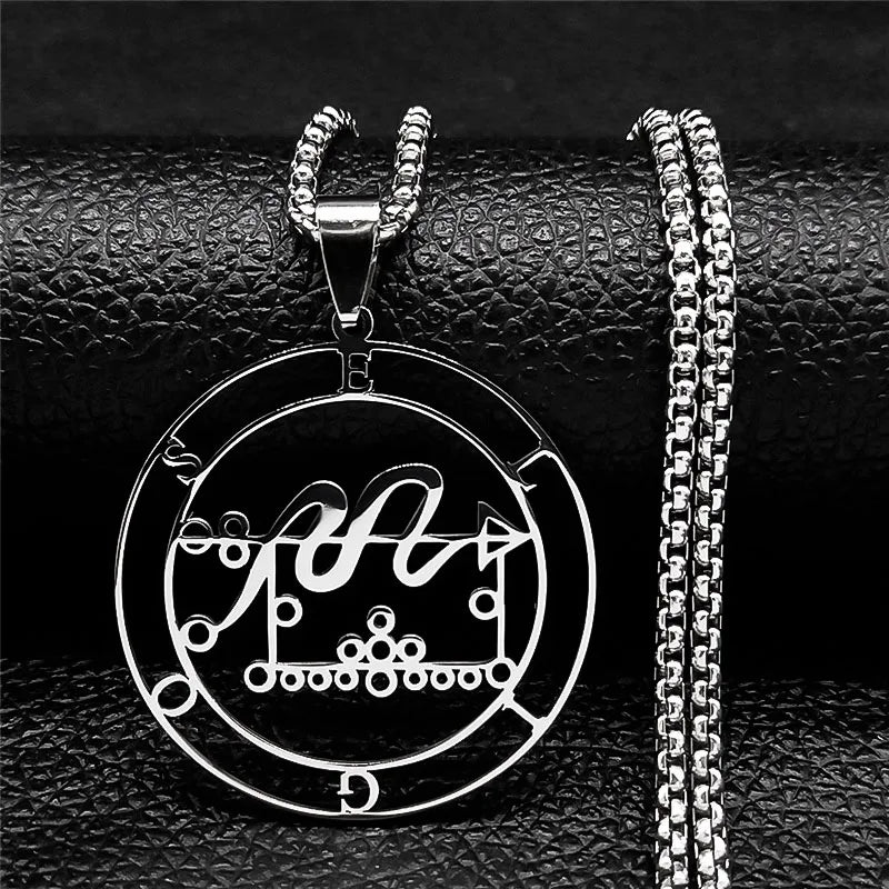 Demon Sigil Pendant Necklace eligos