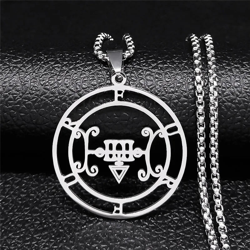 Demon Sigil Pendant Necklace furfur