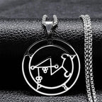 Demon Sigil Pendant Necklace marax