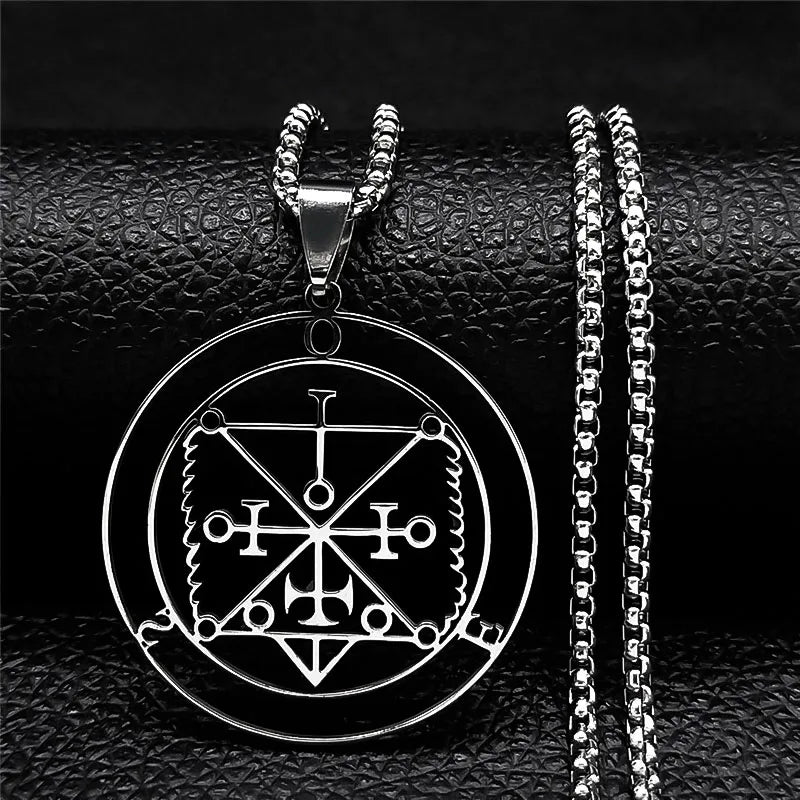 Demon Sigil Pendant Necklace ose