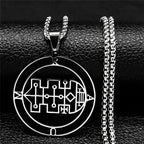 Demon Sigil Pendant Necklace raum
