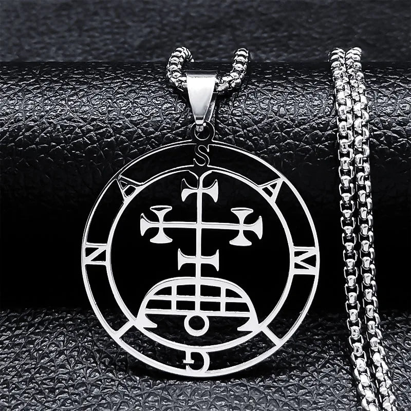 Demon Sigil Pendant Necklace samigina