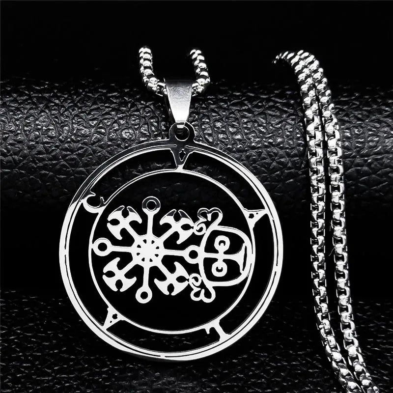 Demonic Sigil Pendant Necklace Valac