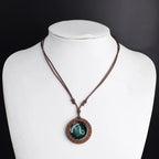 Zodiac Sign Pendant Necklace 12 Constellations Capricorn