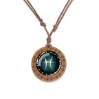 Zodiac Sign Pendant Necklace 12 Constellations Gemini