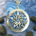 Wiccan Witchcraft Pendant Necklace Pentacle Woman