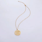 Geometric Spiral Necklace & Pendant gold