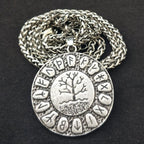 Yggdrasil Pendant Necklace silver-plated