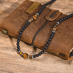 Tiger Eye Stone Necklace for Men