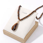 Tiger Eye Stone Necklace & Pendant
