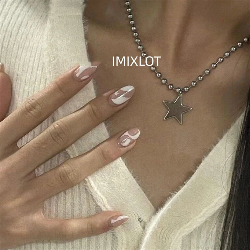 Silver Star Pendant Necklace for Women 1