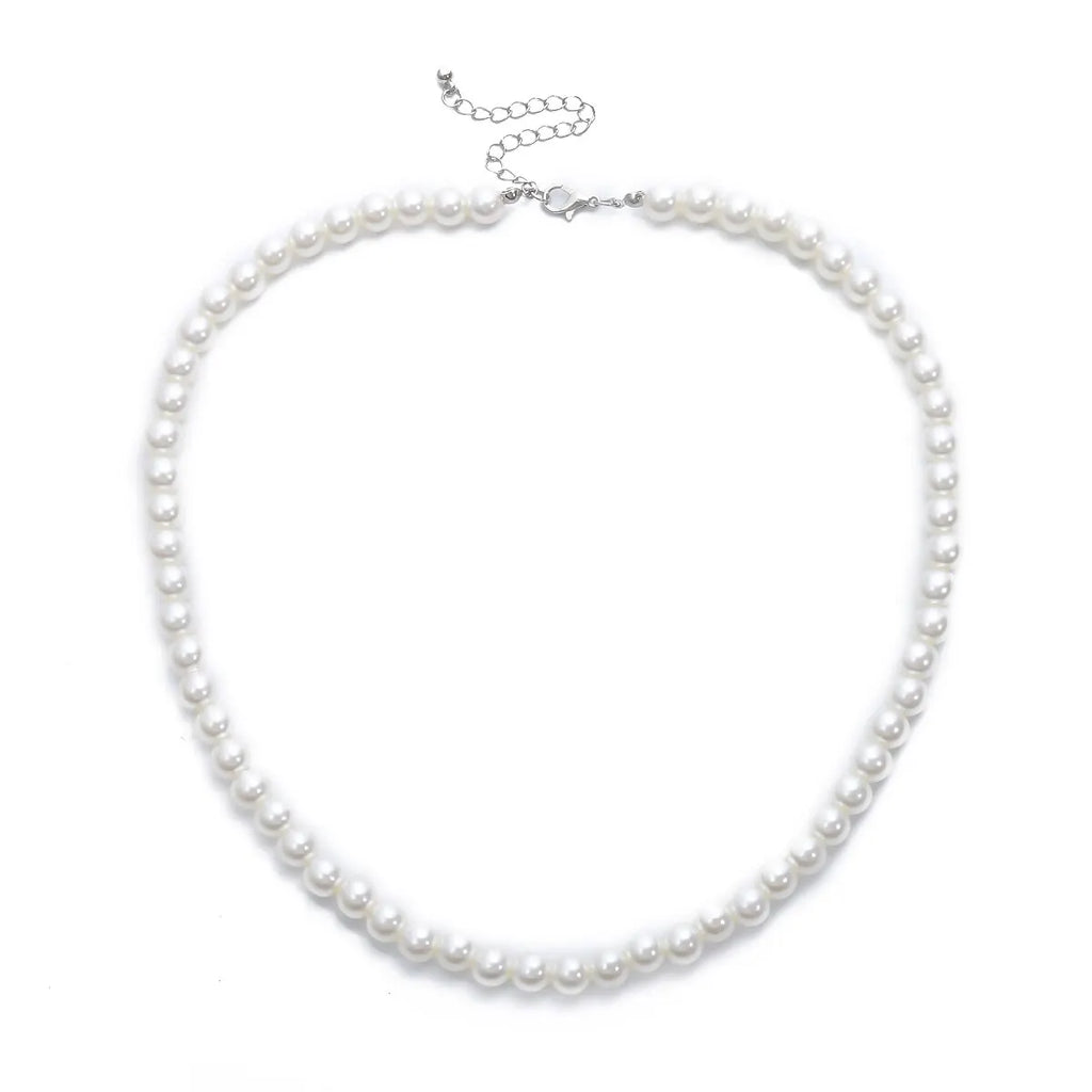 Men's Choker Necklace with Beads