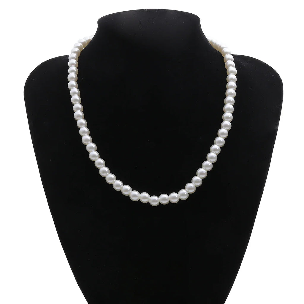 Men's Choker Necklace with Beads