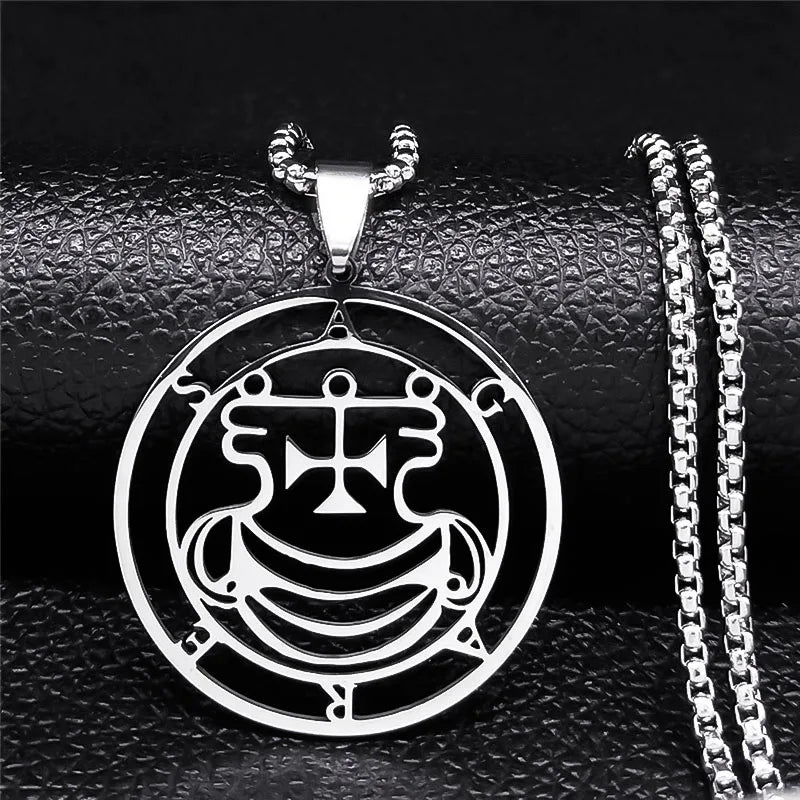 Satanic Necklace Pendant Demonic Spirit Agares