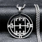 Satanic Necklace Pendant Demonic Spirit Amon