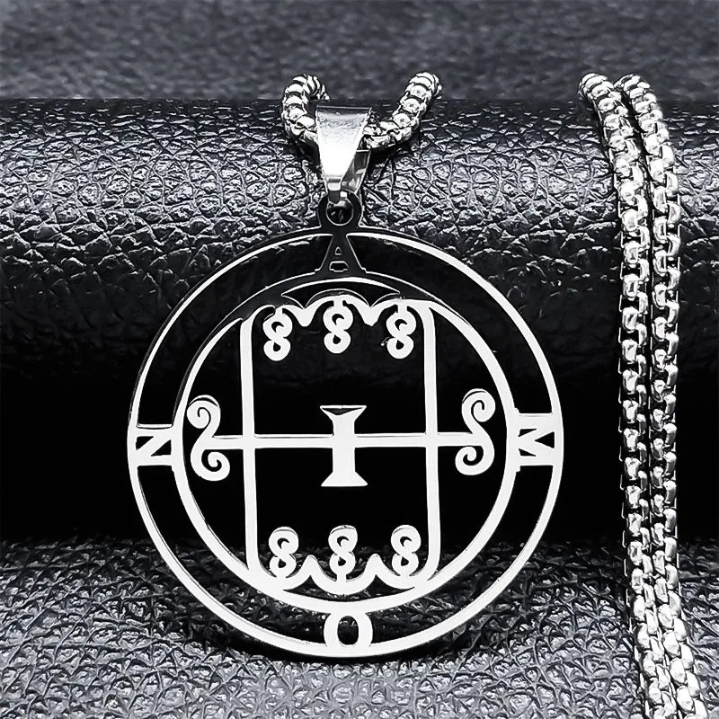 Satanic Necklace Pendant Demonic Spirit Amon