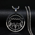 Satanic Necklace Pendant Demonic Spirit Belial