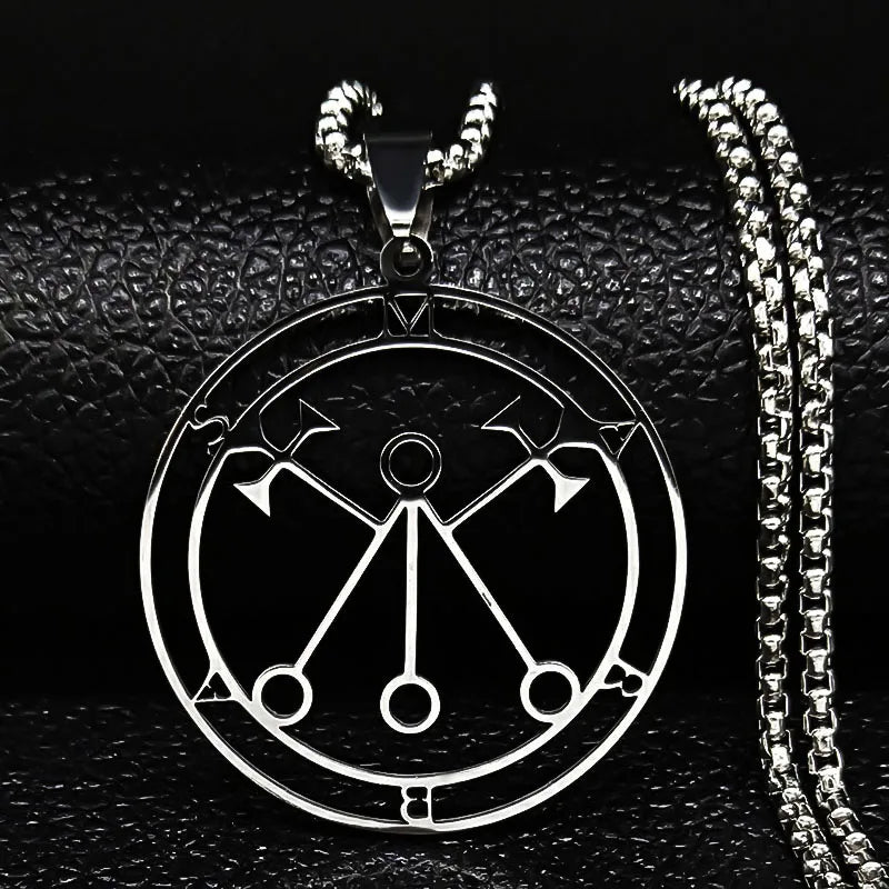Satanic Necklace Pendant Demonic Spirit Marbas
