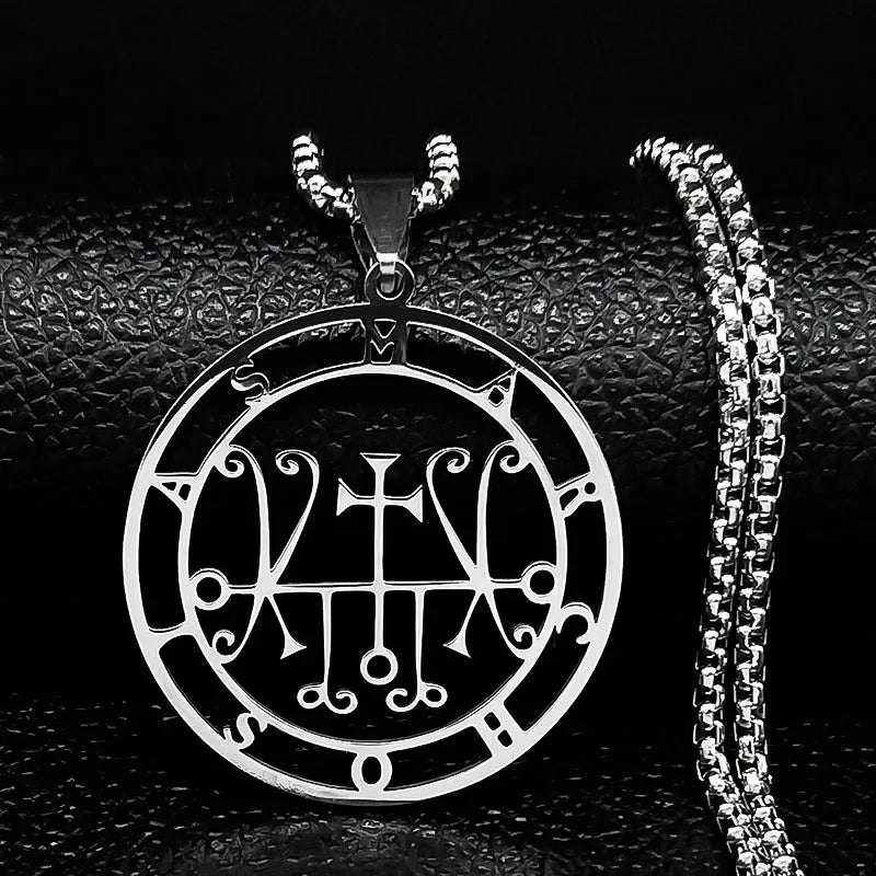 Satanic Necklace Pendant Demonic Spirit Marchosias