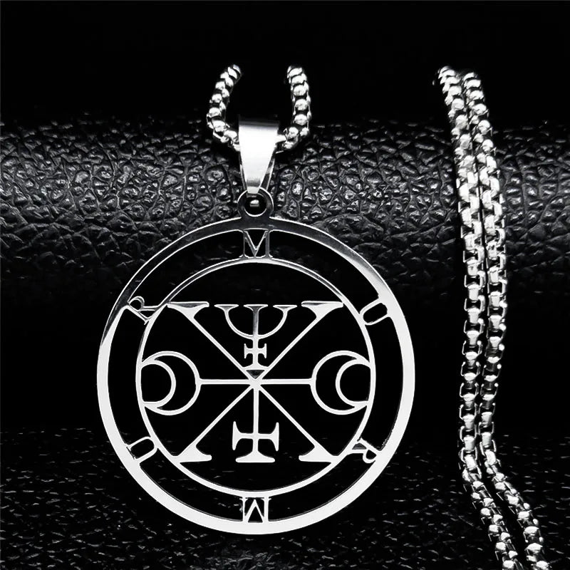 Satanic Necklace Pendant Demonic Spirit Murmur
