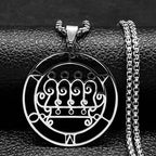 Satanic Necklace Pendant Demonic Spirit Paimon