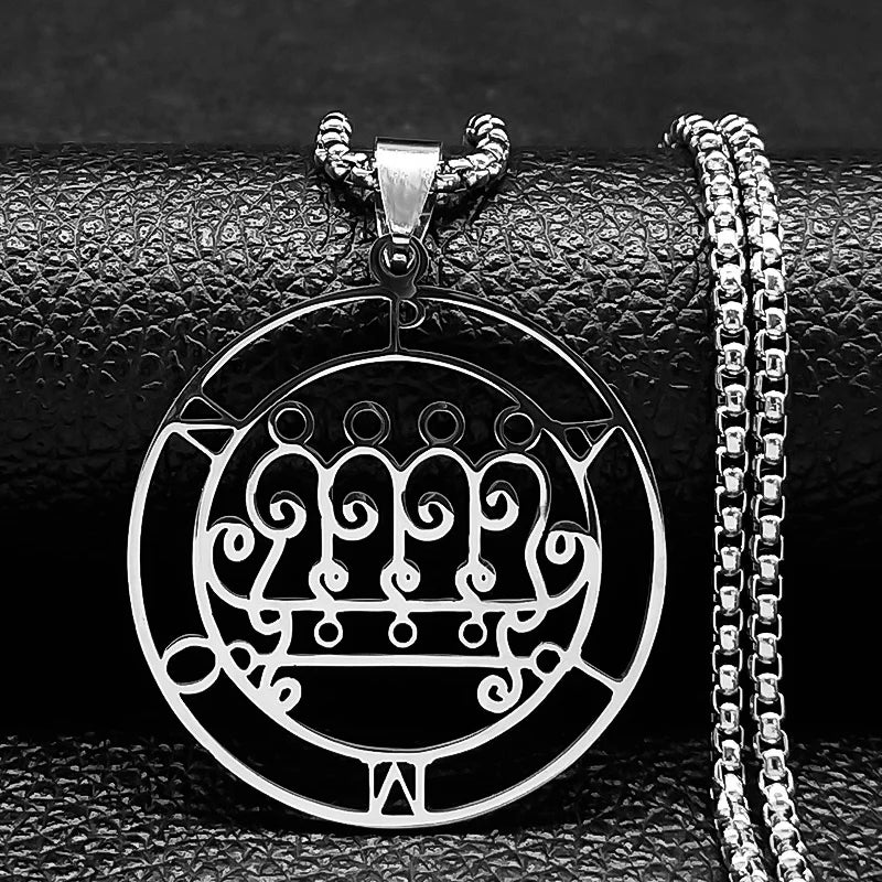Satanic Necklace Pendant Demonic Spirit Paimon