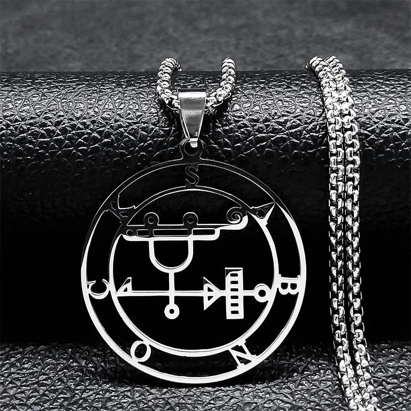 Satanic Necklace Pendant Demonic Spirit Sabnock