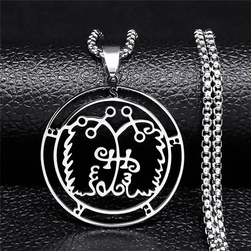 Satanic Necklace Pendant Demonic Spirit Seese